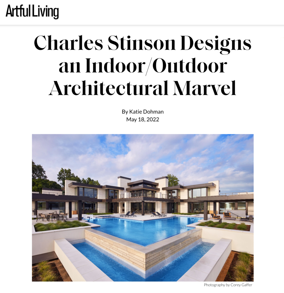Image of Charles R. Stinson feature in Artful Living Magazine
